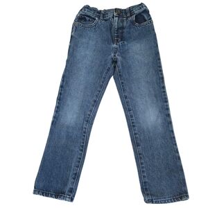 The Childrens Place Skinny Denim Jeans Adjustable Waist Snap Button Boys Size 5T